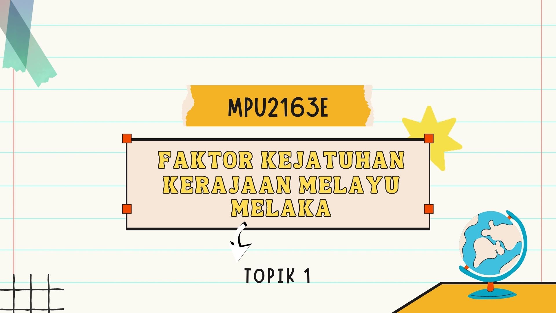 Video Animasi 1 MPU2163E Topik 1 - PENGAJIAN MALAYSIA 2