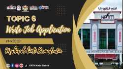 PHR3093 TOPIC 6 - WRITE JOB APPLICATION