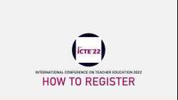 HOW TO REGISTER ICTE'22